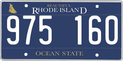 RI license plate 975160