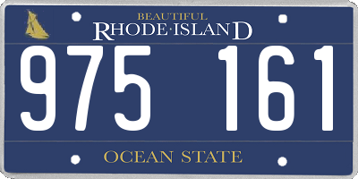 RI license plate 975161