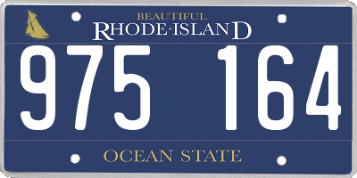 RI license plate 975164