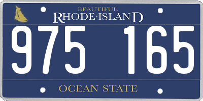 RI license plate 975165