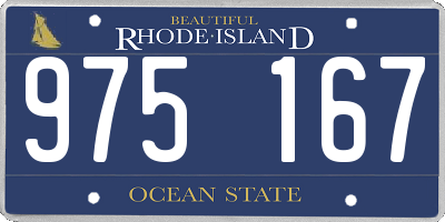 RI license plate 975167