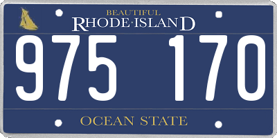 RI license plate 975170