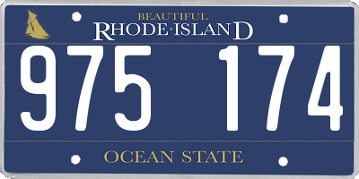 RI license plate 975174