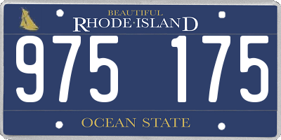 RI license plate 975175