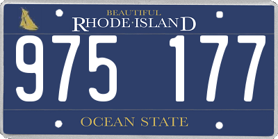 RI license plate 975177