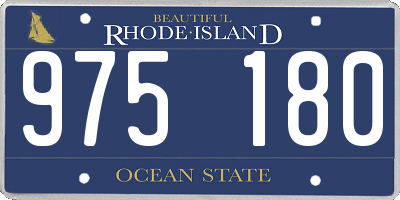 RI license plate 975180