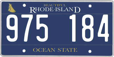 RI license plate 975184