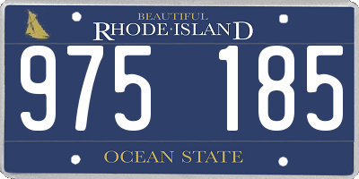 RI license plate 975185