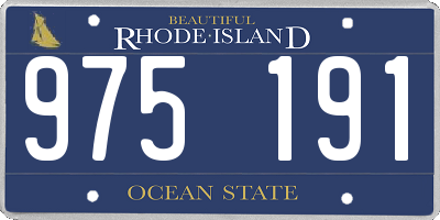 RI license plate 975191