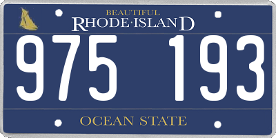 RI license plate 975193