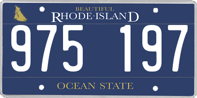 RI license plate 975197