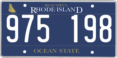 RI license plate 975198