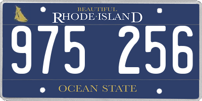 RI license plate 975256