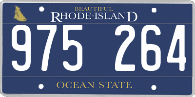 RI license plate 975264