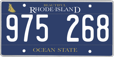 RI license plate 975268