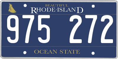 RI license plate 975272