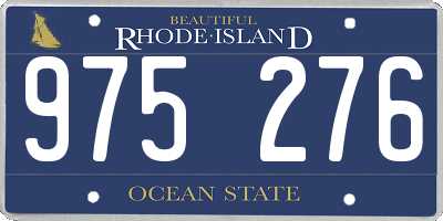 RI license plate 975276