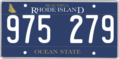 RI license plate 975279