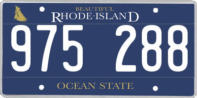 RI license plate 975288