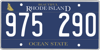 RI license plate 975290