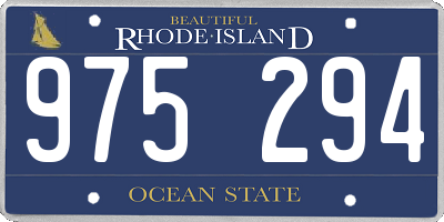 RI license plate 975294