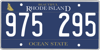 RI license plate 975295