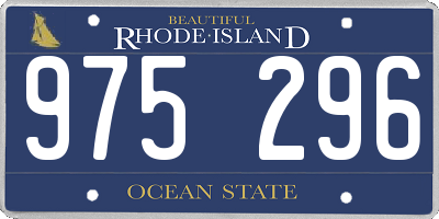 RI license plate 975296