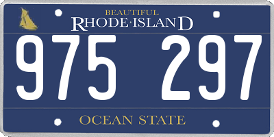 RI license plate 975297