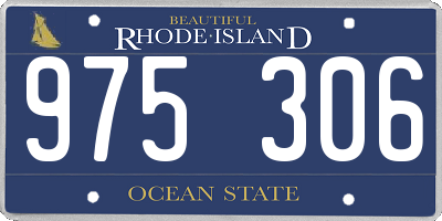 RI license plate 975306