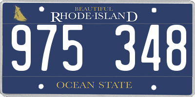 RI license plate 975348