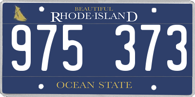 RI license plate 975373