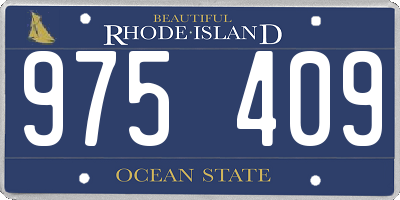 RI license plate 975409