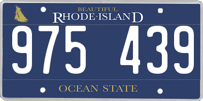 RI license plate 975439