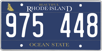 RI license plate 975448
