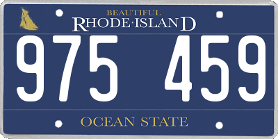 RI license plate 975459