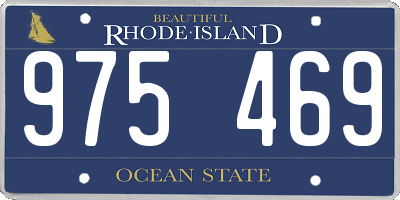 RI license plate 975469