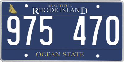 RI license plate 975470