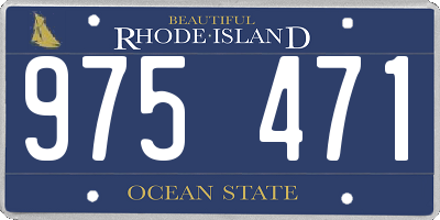 RI license plate 975471