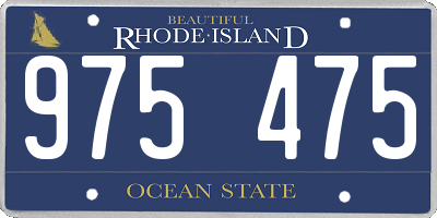 RI license plate 975475