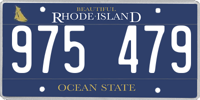 RI license plate 975479