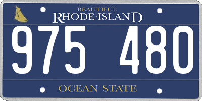 RI license plate 975480
