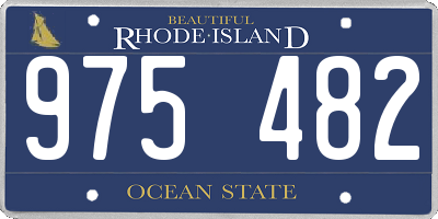 RI license plate 975482