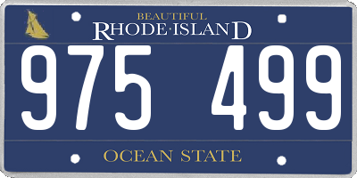 RI license plate 975499