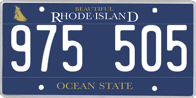 RI license plate 975505