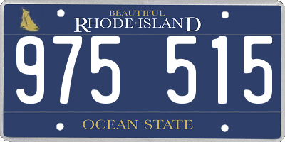 RI license plate 975515