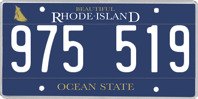 RI license plate 975519