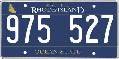 RI license plate 975527