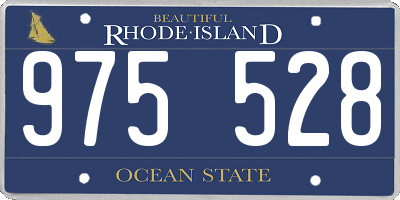 RI license plate 975528