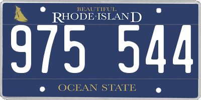 RI license plate 975544