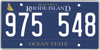 RI license plate 975548